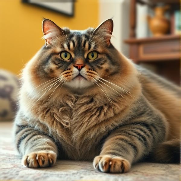 Worlds fattest cat as big as a house