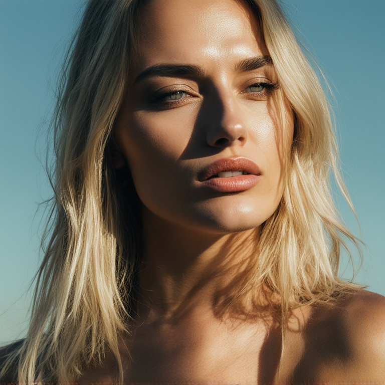 (flawless),score_9,score_8_up,16k,(real:1.1),a 21 y.o Scandinavian blonde [mature] pretty modeling,(sexy),soft lighting,high resolution,professional photo,RAW photography,evocative composition,moody volumetric lighting,(freckles:0.7),perfect eyes,slender face,perfect face,(very aesthetic, ultra detailed), intricate details, ultra realistic, deep shadows (masterpiece), (Amazing quality), source_photograph