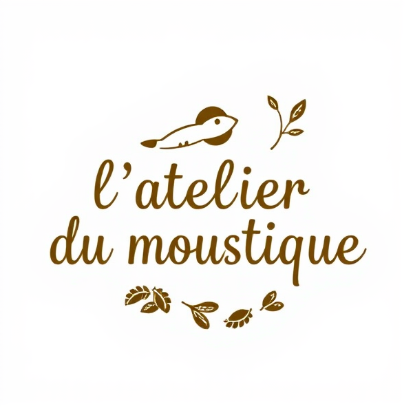 crée moi un logo de "l'atelier du moustique" qui est un blog de fait maison et d'autonomie alimentaire, sans ecriture