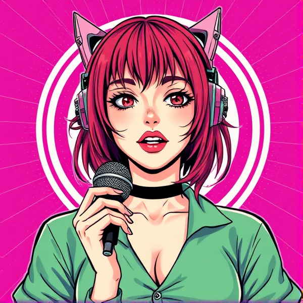 Kasane teto from utau the voice synthesiser software