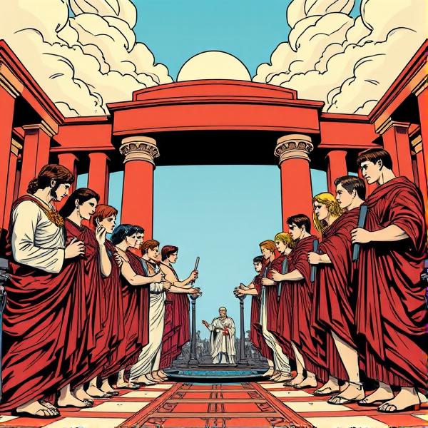 The Romans ceremony