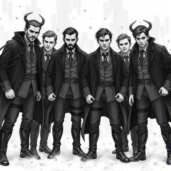 7 brothers who are all distinctly embodiments of the 7 deadly sins