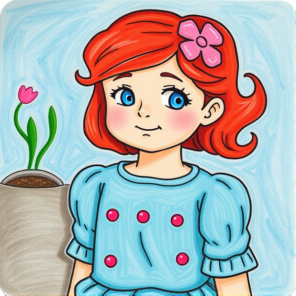 Ariel as a  second grader