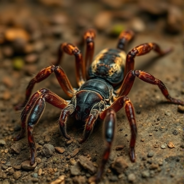 create a turantula cross scorpion hybrid