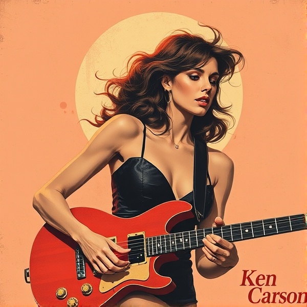 ken carson album cover woman
