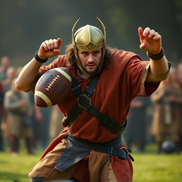 Lord of the rings elrond hiesman football pose