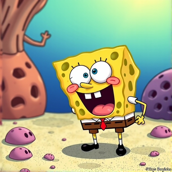 SpongeBob eating brains