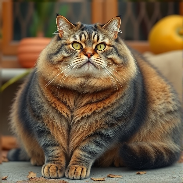 Really fat cat thar is 100000 pounds