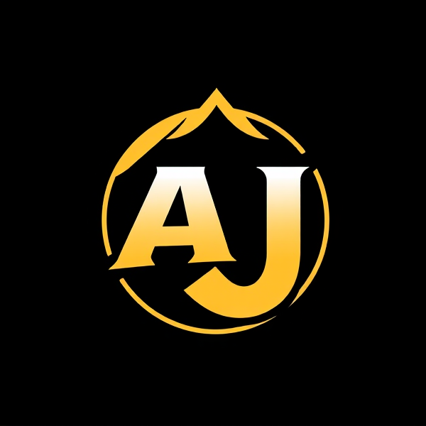 Cool logo that says AJ