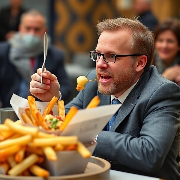 Macron avec poutine qui joue avec un petit bout de chou 🥦