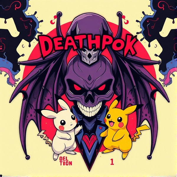 A song cover for a song called deathpok it's about death note and Pokemon