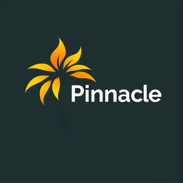 Logo for Pinnacle gas station
Palm Tree + Flame:
Concept: A palm tree where the leaves at the top form the shape of a flame, indicating energy and fuel, while the trunk represents growth and stability associated with luxury services.
Design Elements: The flame-leaves could be accented in gold, contrasting with a deep green or black trunk to create a striking visual.