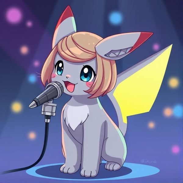 please create a brand-new Taylor Swift inspired Pokémon without a microphone please