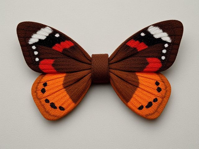 un noeaud en forme de papillon et non pas un noeud papillon