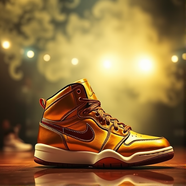 Memphis Depay gold smoke air jordan
