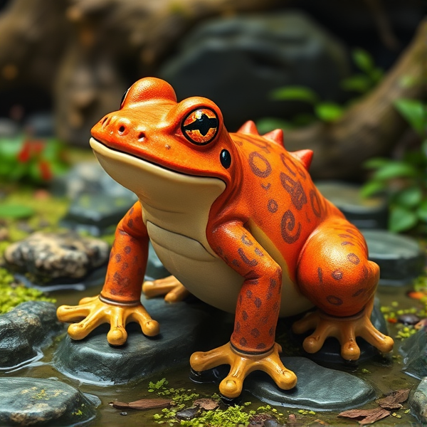 Fire frog pokemon chunky Ōgama
