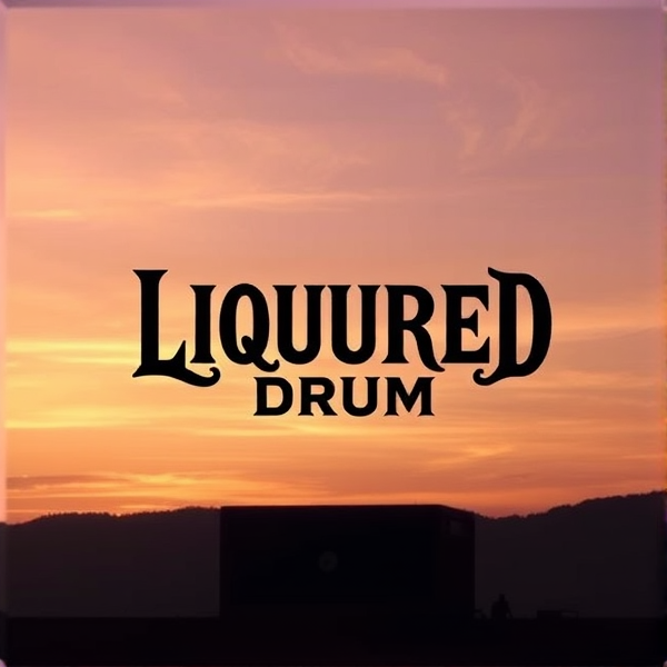 Make a logo for a band named  “ Liquored Drum”