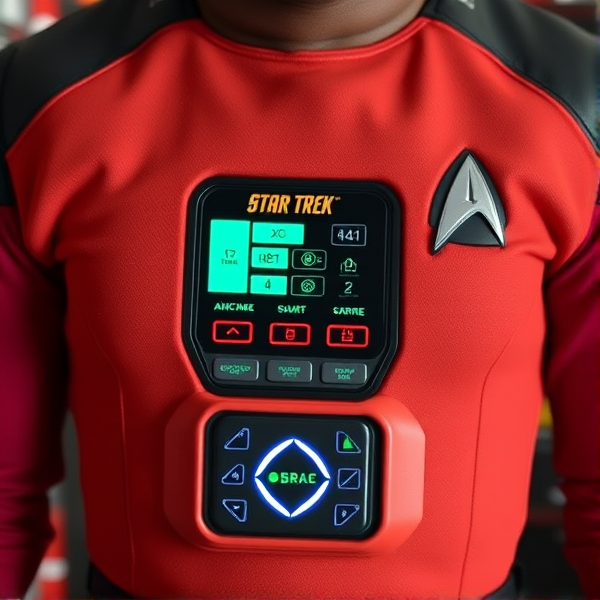 Star Trek dr crusher android control panel stomach