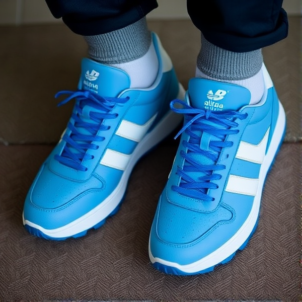 alpha blue sneakers