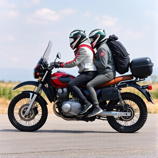 Four seat motorcycle