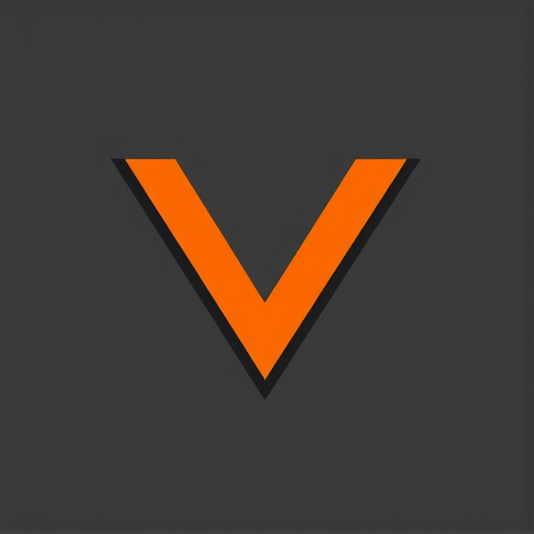 Je veux un logo composé de ( M V ) avec des couleurs orange et noir .