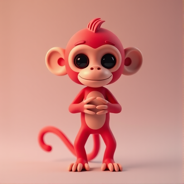 Red monkey