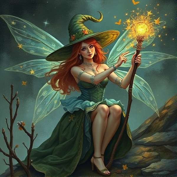 witch, fairy