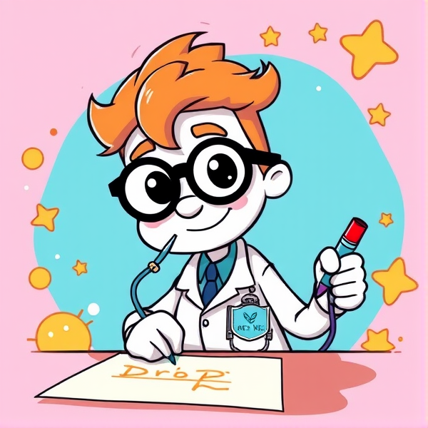 Write Dr!pX make it vibrant and cartoony