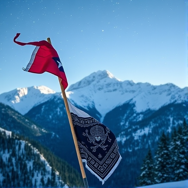 Lemu ninja
PxL bandana 
571 flag
Snowy mountain