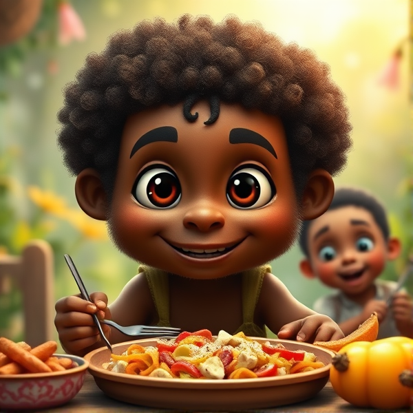 repas de famille nombreuse noire américaine