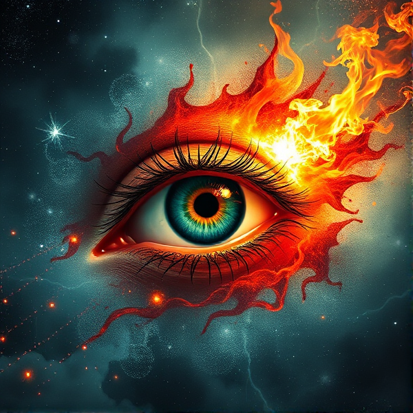 GOD returns to destroy evil eye new world new colors