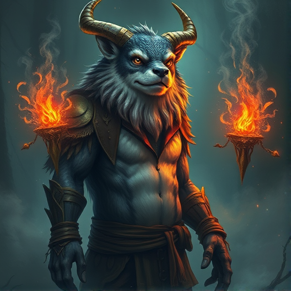 Hypnotized buff anthro