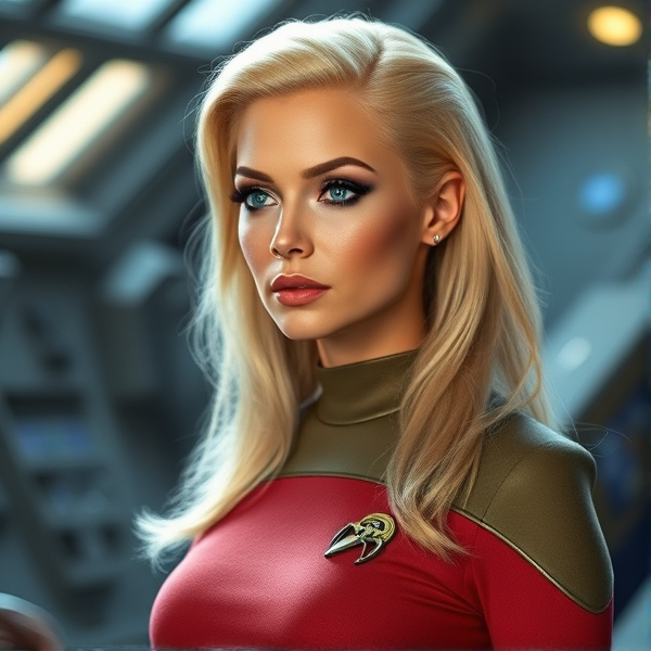 Star Trek fembot human blonde