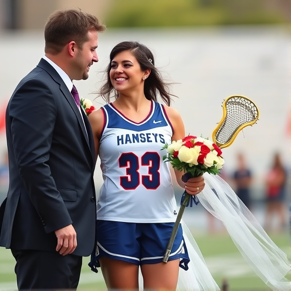 marrying a short brunette chubby lacrosse player with buff calf’s