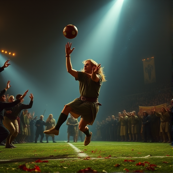 Lord of the rings frodo slamming football