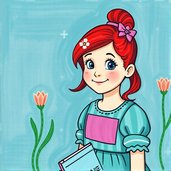 Ariel as a pre schooler in second grade