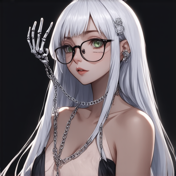 Détentrice de la beauté des sirènes, Delilah est une jeune femme mesurant 1,70 m à la peau foncée. Ses longs cheveux blancs comme neige accompagnent ses yeux verts aux pupilles fendues comme celles d'un félin. Elle porte des lunettes avec des chaînes, une multitude de bagues argentées sur sa main gauche, et une chaîne de main squelette en argent sur sa main droite.