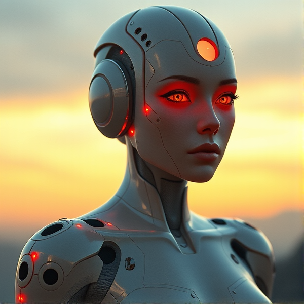 Human fembot futureworld