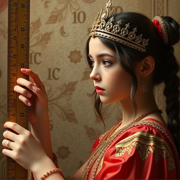 A girl ruler mean anim