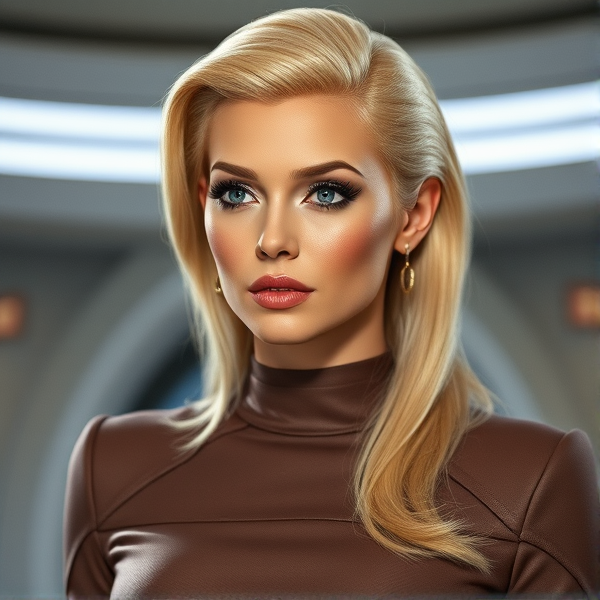 Star Trek fembot human blonde