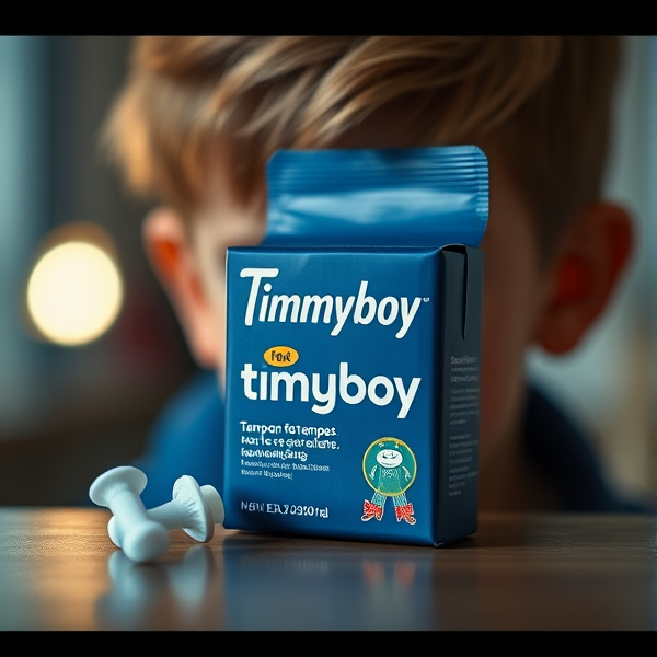 "Timmyboy" tampons for boys.