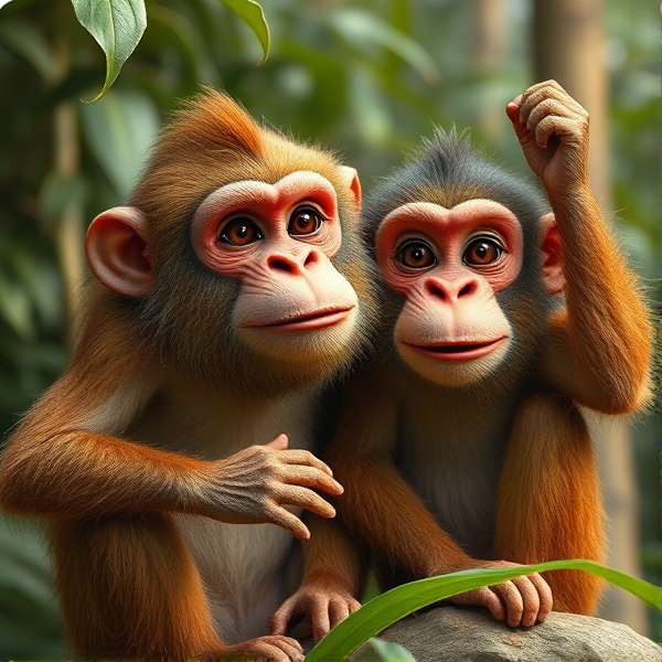 giga chad rizz monkey