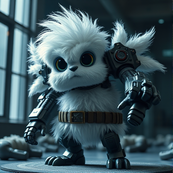 Fluffy with 90 arms in gear 7