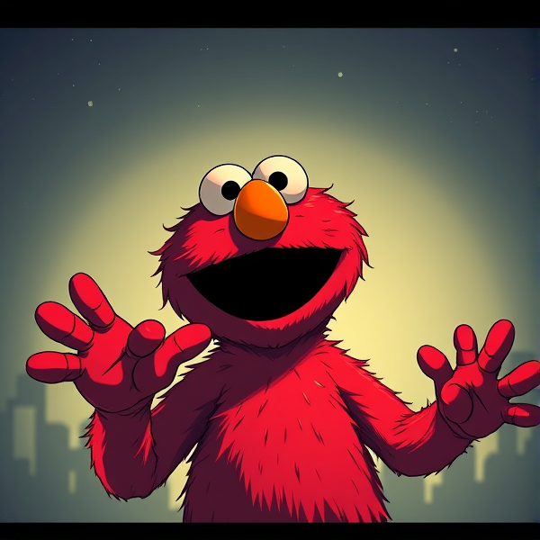 Elmo using shadow clone jutsu