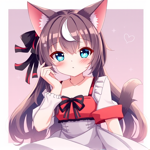 Anime cat Girl