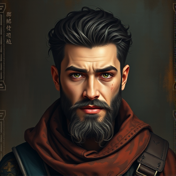 Create a image of a man name caesoh