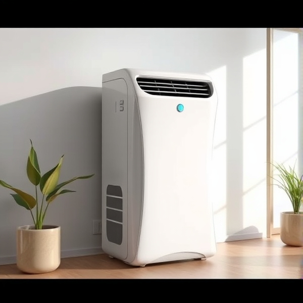 The design for the AC unit that filters and reuses air and helps with pollution would likely include a large, streamlined exterior with a sleek, modern look. It may have a touch screen interface for easy use and would have a built-in air filter and humidifier system easily accessible for maintenance and replacing. The unit would be made of mostly recyclable materials for a reduced carbon footprint and eco-friendly design with remote to go.