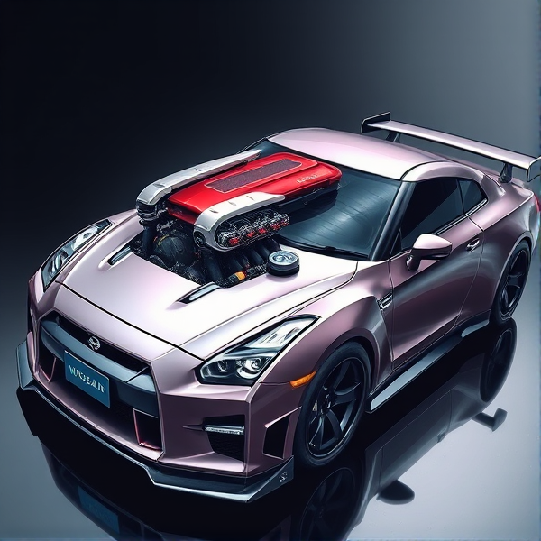 Nissan skyline v12 engine twin turbo