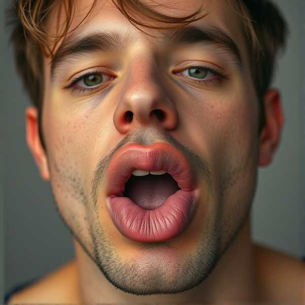 a man who has big lips