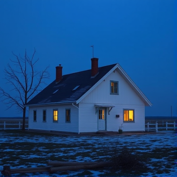 Isolated house